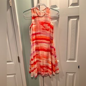 Pink Calven Klein short dress